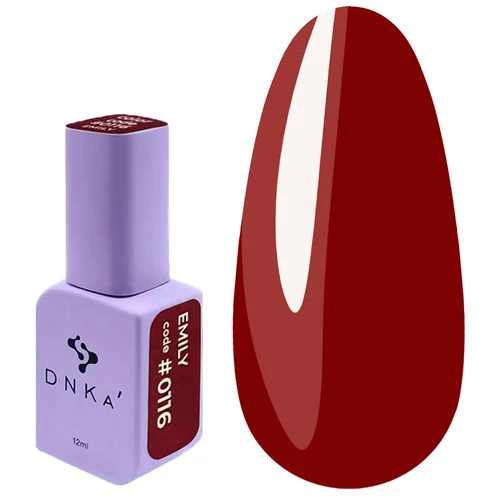Гель-лак DNKa №116 NEW FORMULA темно-красный 12 мл (FTGPDC0116) - Фото №1