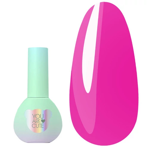 Гель-лак You Are Cute Color №123 витражный фуксия 5 мл (993-4757-1317) - Фото №1