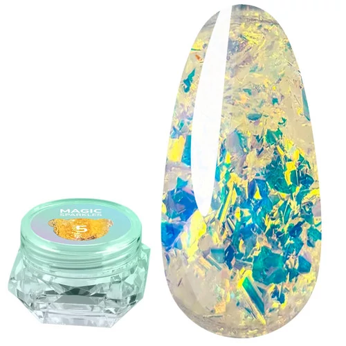 Сухие блестки для ногтей YouAreCute Magic Sparkles насыщенно золотые №5 0,2 г (469-4474)