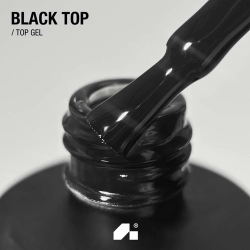 Топ ADORE Black Top без липкого слоя полупрозрачный черный 15 мл (5906935708194) - Фото №2