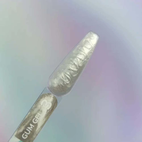Гель-жвачка для дизайна You Are Cute Gum gel №3 серый перламутровый 5 мл (759-5826-1720) - Фото №2