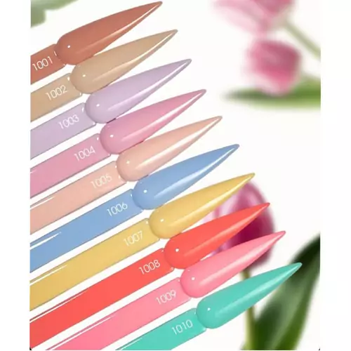 Гель-лак MOON FULL Color Gel Polish №CG1006 голубой 9 мл (5905123028120) - Фото №6