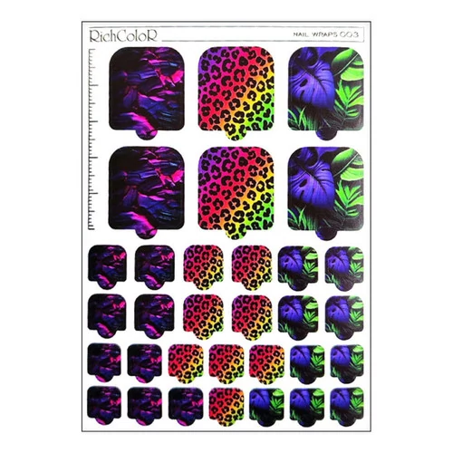 Пленка для педикюра Richcolor Nail Wraps №03 - Фото №1