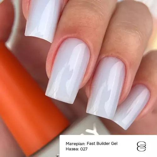 Гель для наращивания GEMELY Fast Builder Gel №027 светло-голубой 30 мл (7704465) - Фото №2