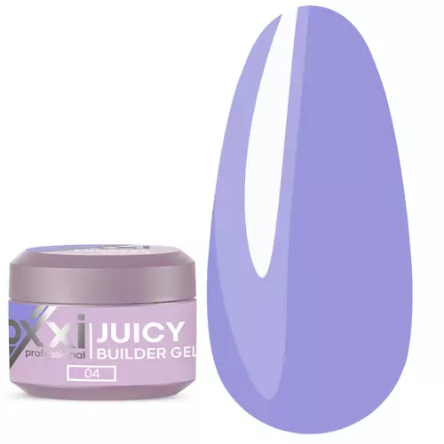 Гель для наращивания OXXI  Builder Gel Juicy № 04  васильковый 15 мл (000003230) - Фото №1