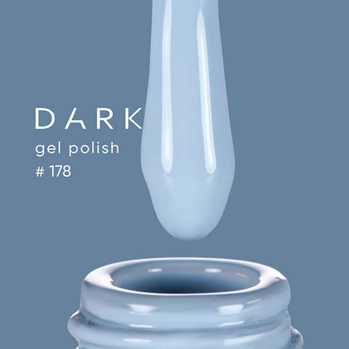 Гель-лак Dark №178  холодный голубой 6 мл (DGP17806) - Фото №3