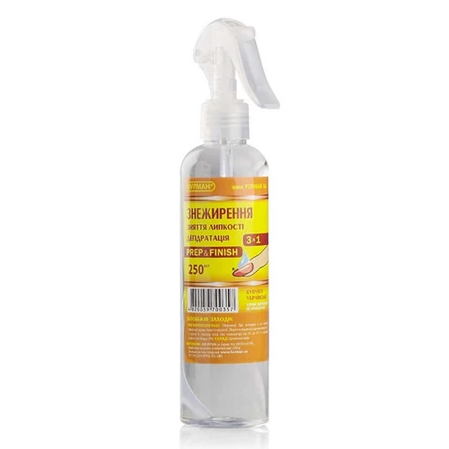 Фурман Prep&Finish рідина для знежирення, зняття липкого шару, дегідратації, дезінфекції тригер 250 мл  (628)