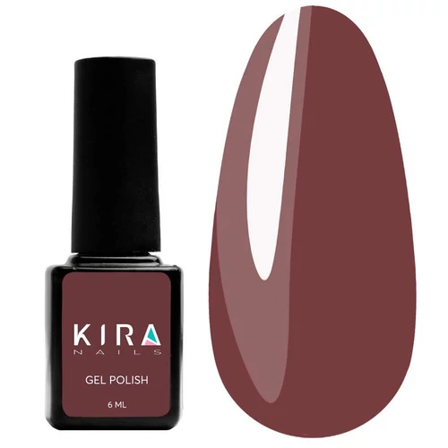 Гель-лак Kira Nails HEMA/TPO free  №121 темно-шоколадний 6 мл (221574)