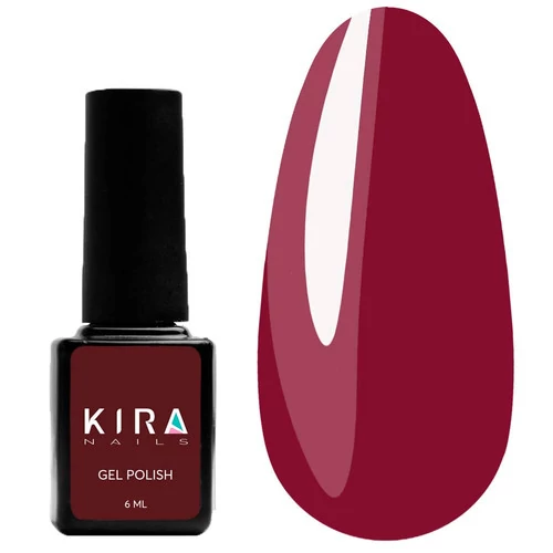 Гель-лак Kira Nails HEMA/TPO free №034 темний червоний 6 мл (351007)