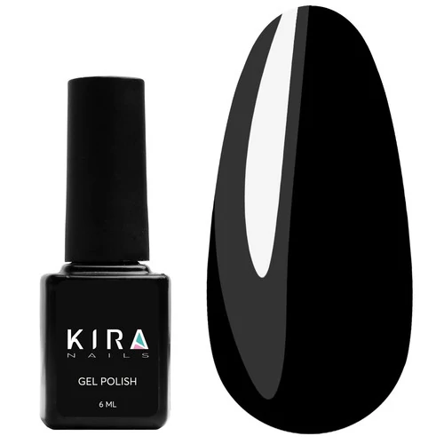 Гель-лак Kira Nails HEMA/TPO free №035 чорний 6 мл (845362)