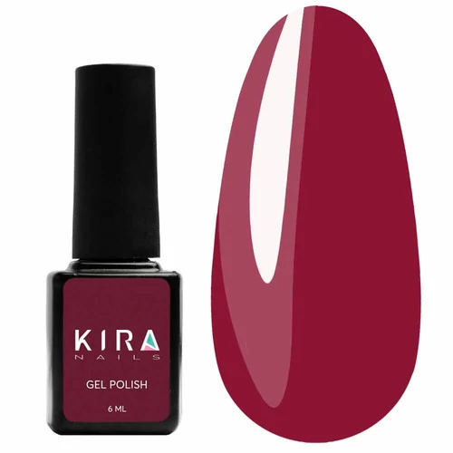 Гель-лак Kira Nails HEMA/TPO free №070 бордово-коричневий 6 мл (273493)
