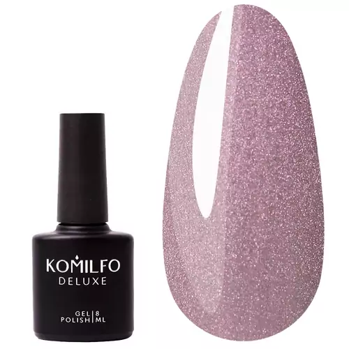 Гель-лак Komilfo HEMA/TPO Silk Cat Eye 003 приглушений рожевий з делікатним сяйвом 8 мл (493911)