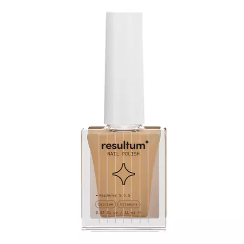 Зміцнювач бежевий Resultum Nail Polish Hardener S.O.S + Calcium & Vitamins, 11 мл (00-00005391)
