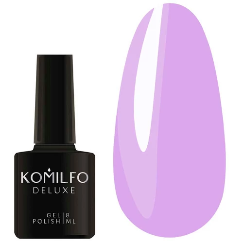 Гель-лак KOMILFO Deluxe Series HEMA/TPO free №D119 світло-фіалковий 8 мл (698697)
