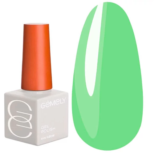 Гель-лак GEMELY Max color №037 соковитий салатово-зелений 6 мл (7704605)
