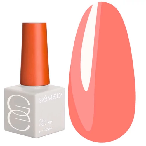 Гель-лак GEMELY Max color №040 яскравий кораловий 6 мл (7704608)