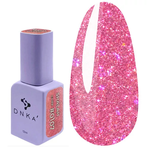 Гель-лак DNKa 0107 NEW FORMULA  рожевий с шимером 12 мл (FTGPDC0107)