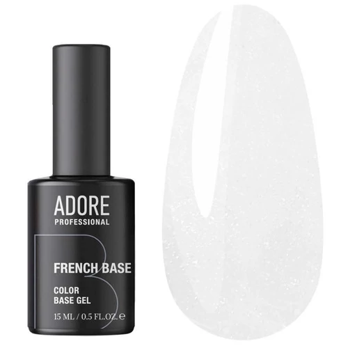 База ADORE French Base №26 молочна з шимером 15 мл (5906935709757)