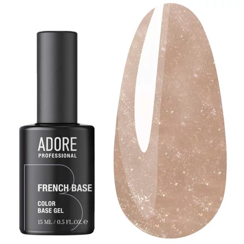 База ADORE French Base №29  камуфлююча медово беж з шимером  15 мл (5906935709788)