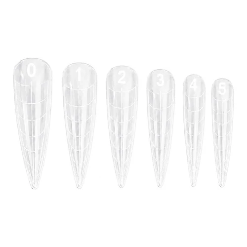 Верхні форми для моделювання F.O.X Decking Nail form 4.0 адаптивний овал 28 шт (FDNAO)