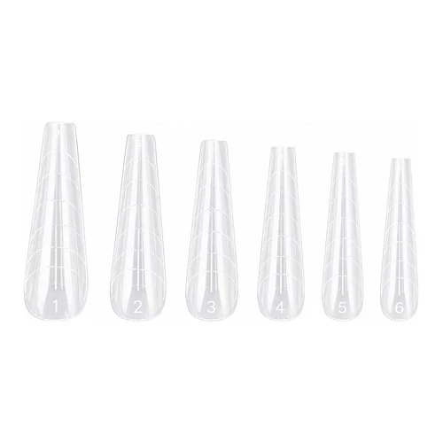 Верхні форми для моделювання F.O.X Decking Nail form 4.0 сучасна балерина 28 шт (FDNMB)