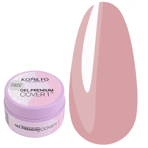 Komilfo Gel Premium Cover  HEMA/TPO free  1 лососевий 15 г (734179)