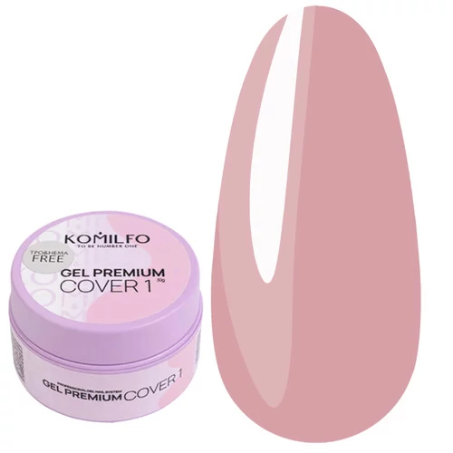 Komilfo Gel Premium Cover HEMA/TPO free 1 лососевий, 30 г (346437)