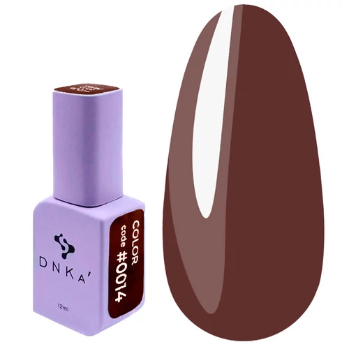 Гель-лак DNKa NEW FORMULA 0014 темний шоколад 12 мл (FTGPDC0014)