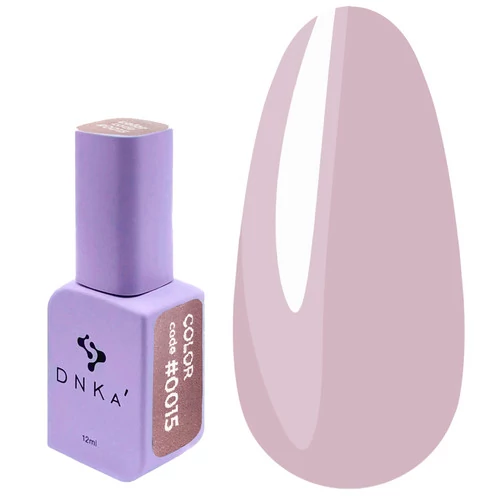 Гель-лак DNKa NEW FORMULA 0015 попільний білий 12 мл (FTGPDC0015)