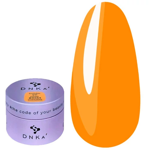 Гель DNKa Builder Gel Dopamine NEW FORMULA №0053 апельсиновий неон 30 мл (FTBGD0053)