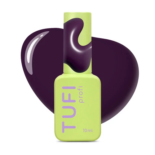 Гель-лак TUFI profi DARKLINE 46 Aubergine Темний баклажановий 10 мл (0331250)