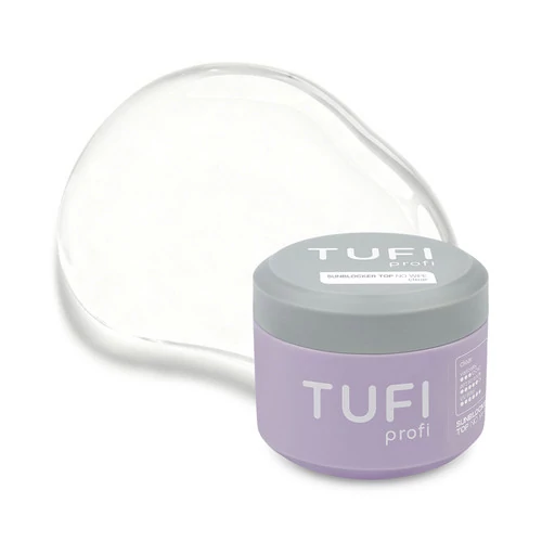 Глянцевий топ для гель-лаку TUFI profi SunBlocker No Wipe Top з УФ-фільтром 30 мл (0333821)