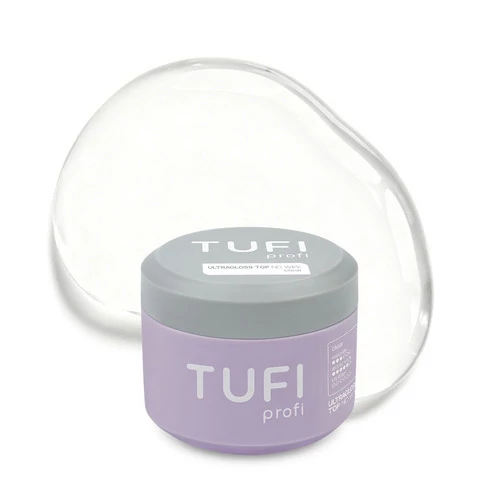 Глянцевий топ для гель-лаку TUFI profi UltraGloss No Wipe Top без УФ-фільтрів 30 мл (0333822)