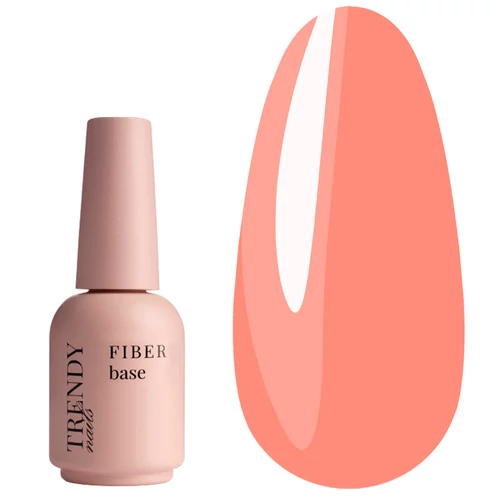База TrendyNails Fiber Camellia  з нейлоновими волокнами HEMA/TPO free15 мл (25-2FB-02TN)