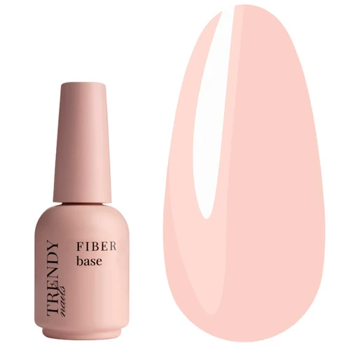 База TrendyNails Fiber Anemone  з нейлоновими волокнами HEMA/TPO free 15 млl (25-2FB-04TN)