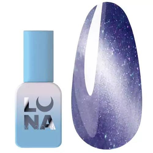 Гель-лак LUNA Color Magnetic Cat Eye №5 лавандове мерехтіння 8 мл