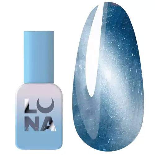 Гель-лак LUNA Color Magnetic Cat Eye №6 сапфірова ніч 8 мл