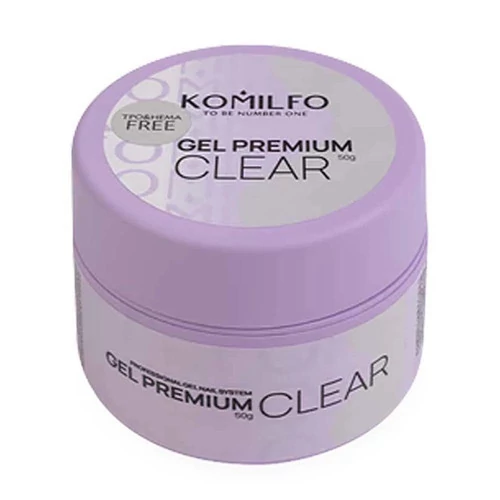 Komilfo Gel Clear HEMA/TPO free Premium Clear прозорий 50 г (717417)