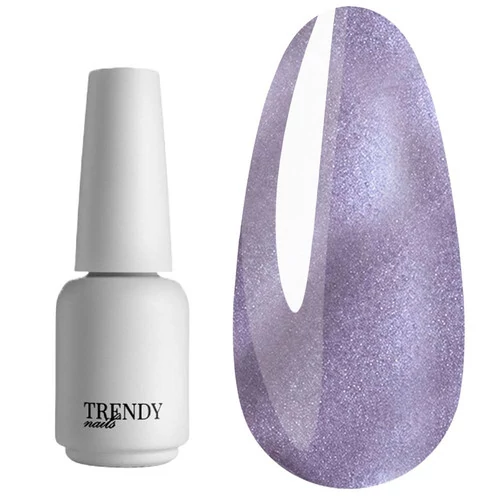 Гель-лак TrendyNails HEMA/TPO free Cat Eye's Gummy Bear Lavender Teddy 5 мл (22CE-05-5TN)