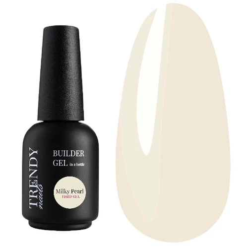 Гель для нарощування TrendyNails HEMA/TPO free Builder Hard gel Milky Pearl 15 мл (15-BGH01TN)