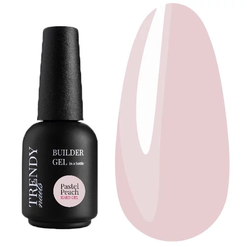 Гель для нарощування TrendyNails HEMA/TPO free Builder Hard gel Pastel Peach 15 мл (15-BGH05TN)