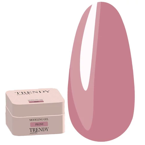 Гель TrendyNails HEMA/TPO free Modeling gel Peony 15 мл (14MC-5TN)