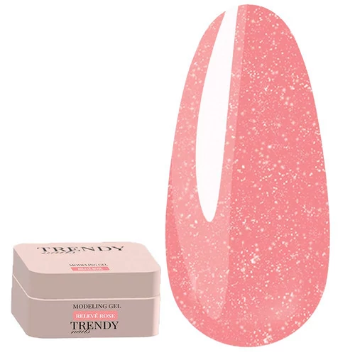 Гель TrendyNails HEMA/TPO free Modeling Gel Releve Rose 15 мл (10M13TN)