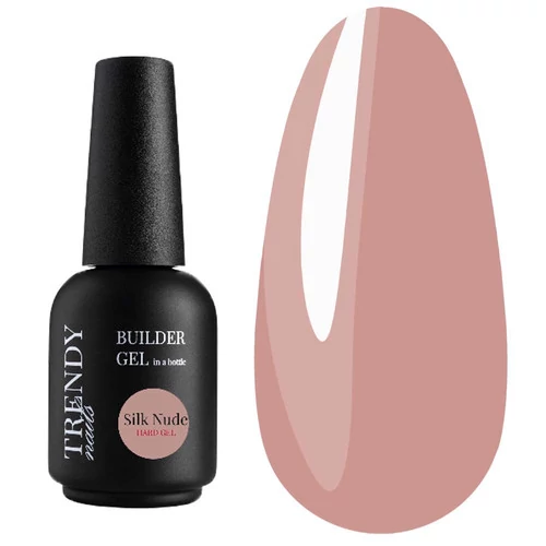 Гель для нарощування TrendyNails HEMA/TPO free Builder Hard gel Silk Nude 15 мл (15-BGH03TN)