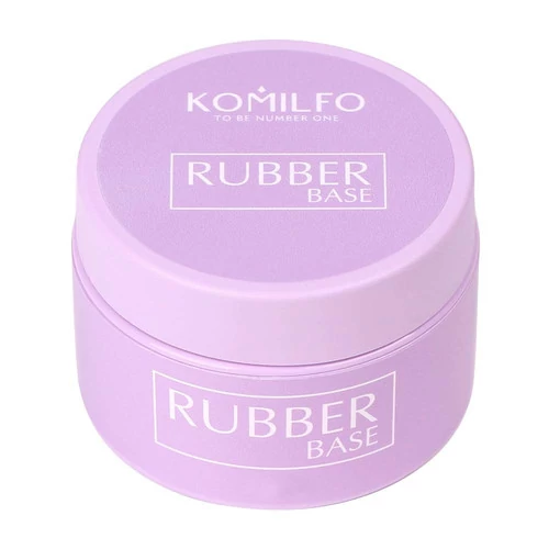 База Komilfo  Rubber Base каучукова база для гель-лаку HEMA/TPO free без пензлика 15 мл (794757)