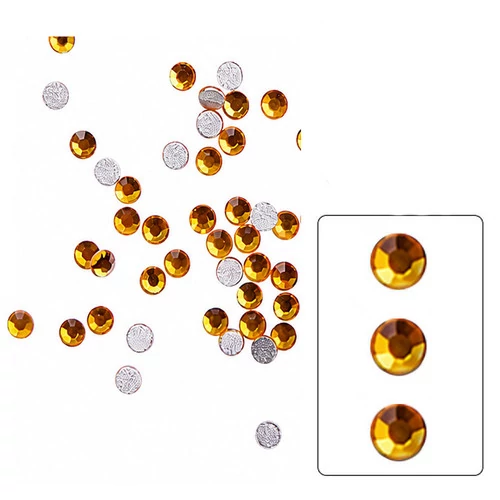 Стрази Komilfo  Topaz, розмір 4 (100 шт. в упаковці)(451325)