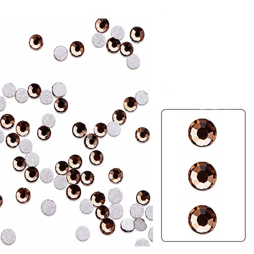 Стрази  Komilfo  Smoked topaz, розмір 3 (100 шт. в упаковці)(203258)