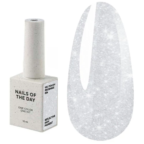 Гель-лак NAILS OF THE DAY Cat Eye №004 Milkshake молочний світловідбиваючий 10 мл (НФ-00027970)