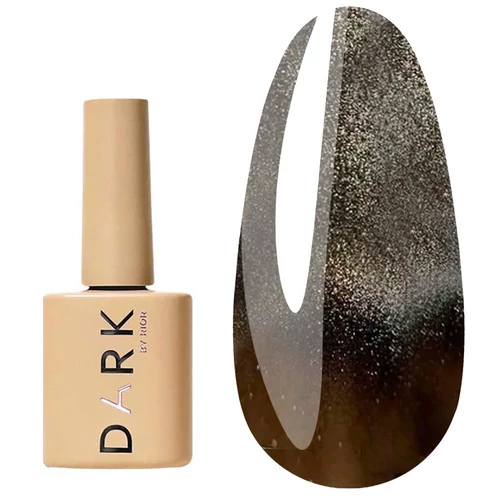 Гель-лак Dark №33 коричневий Cat Eye 6 мл (DCateye3306)
