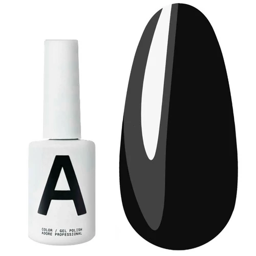 Гель-лак ADORE №101 чорний 12 мл (5906935708484)